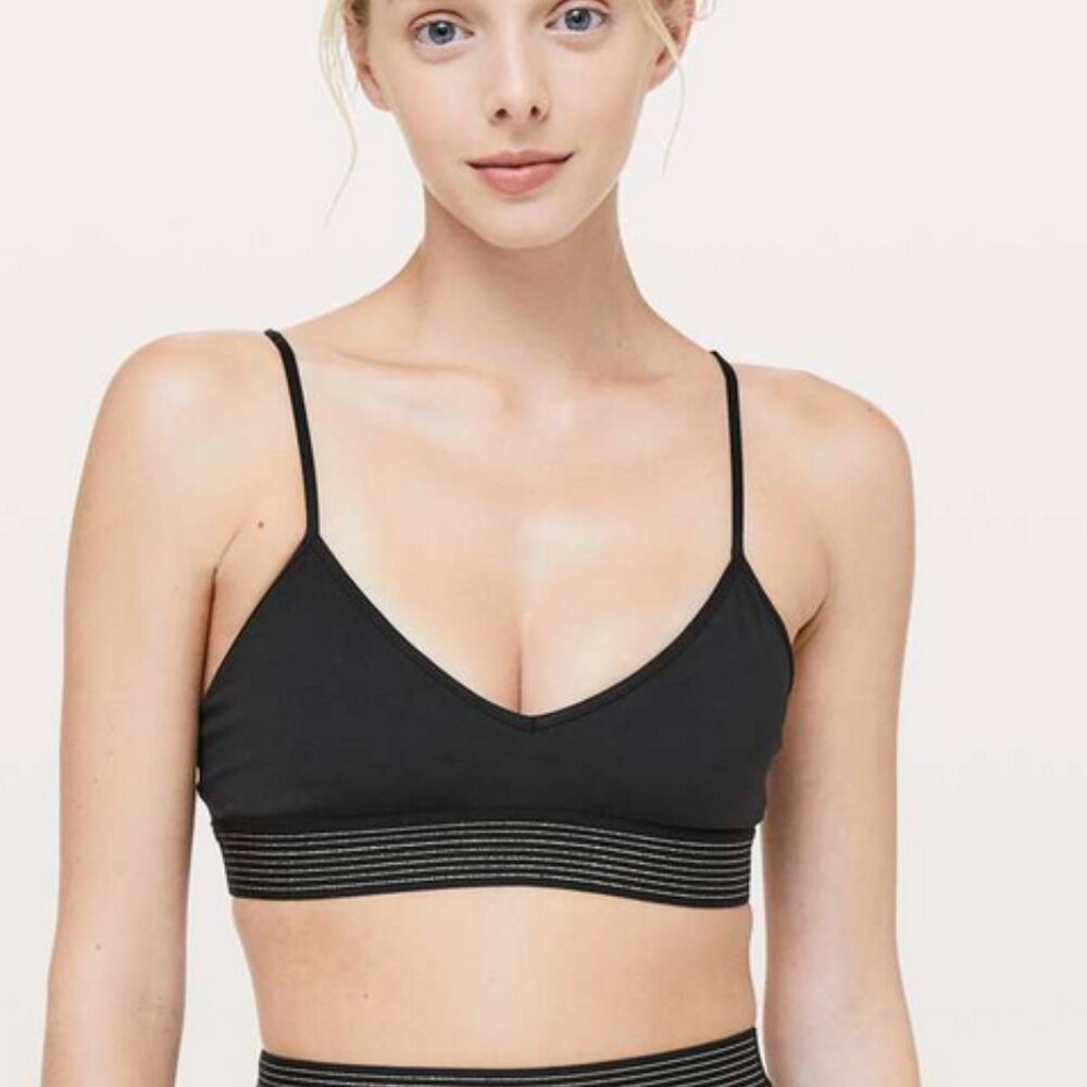 Lululemon Principal Dancer Golden Lining Bralette